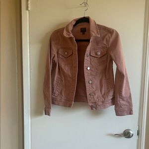 Women's Soft Pink Jean Jacket